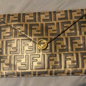 Fendi envelope clutch